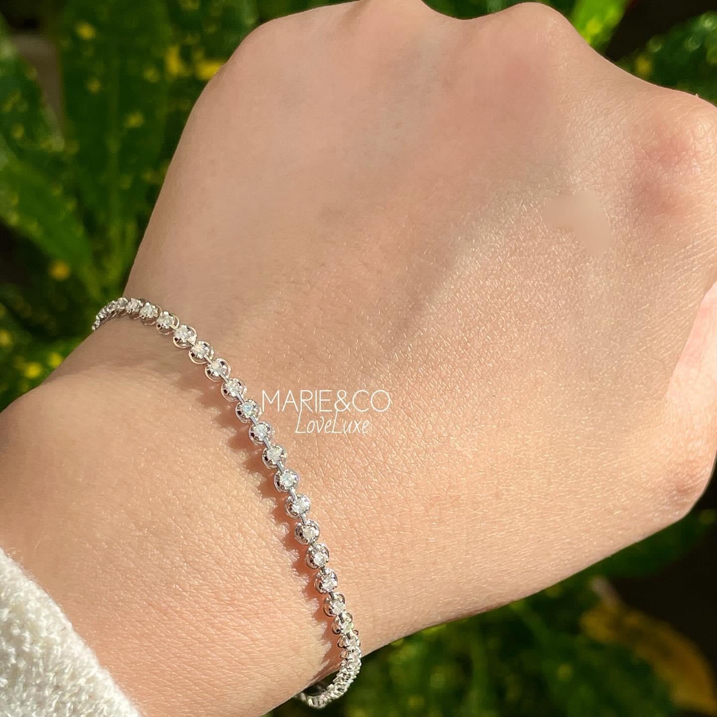Tennis Bracelet 3ct face