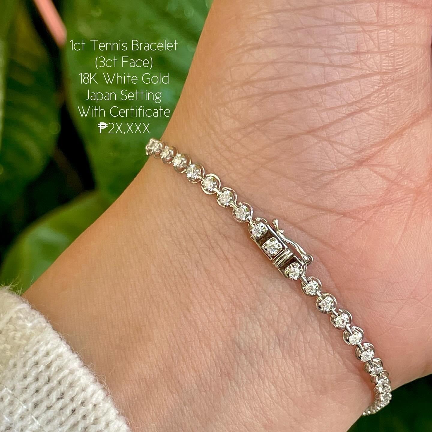 Tennis Bracelet 3ct face