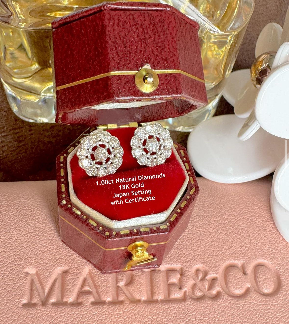 Round lace Earrings