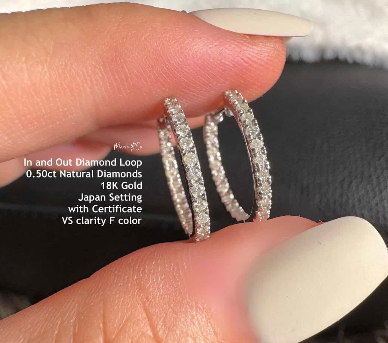 Loop Earrings 0.50ct