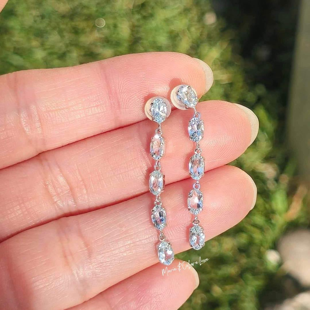 Aquamarine dangling