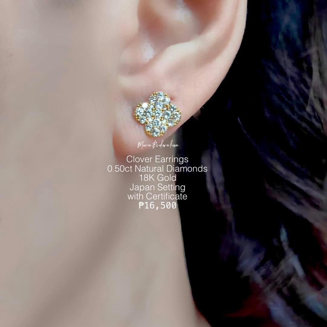 Clover Diamond Earrings