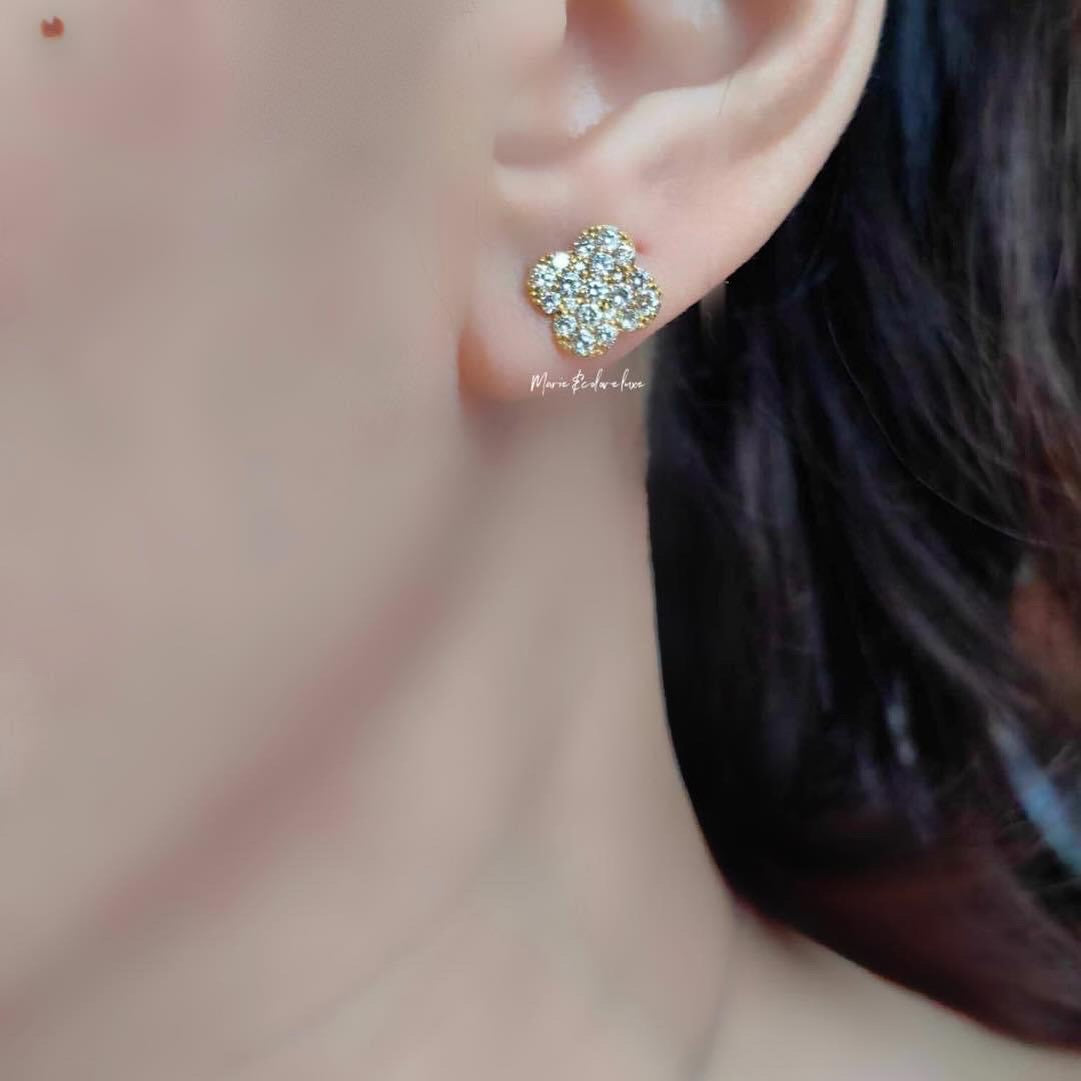 Clover Diamond Earrings