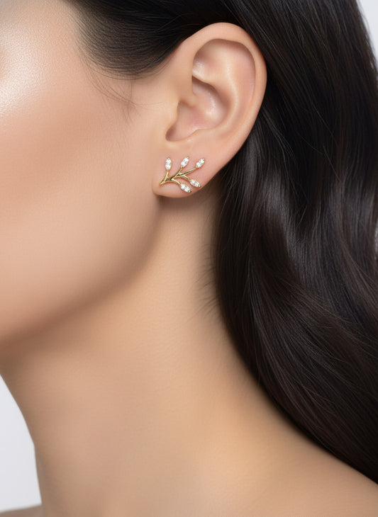 Stylish Leaf Earrings