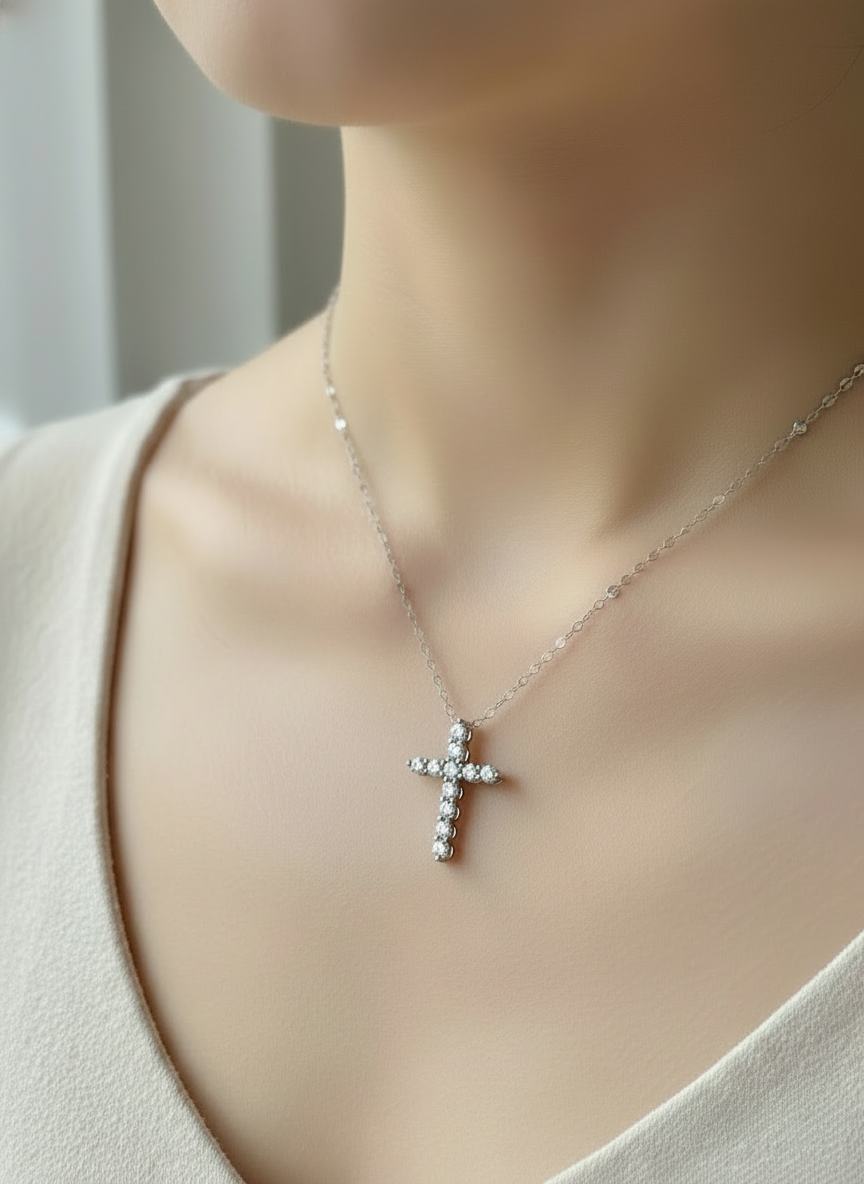 Elegant Cross Necklace