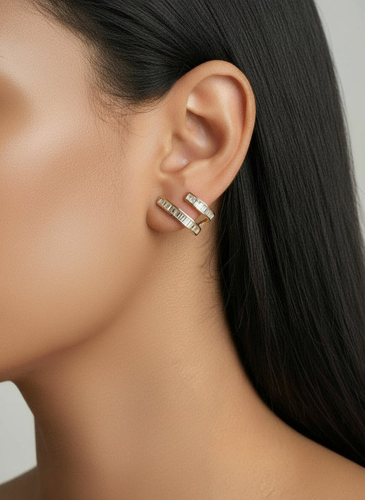 Double hoop Earrings
