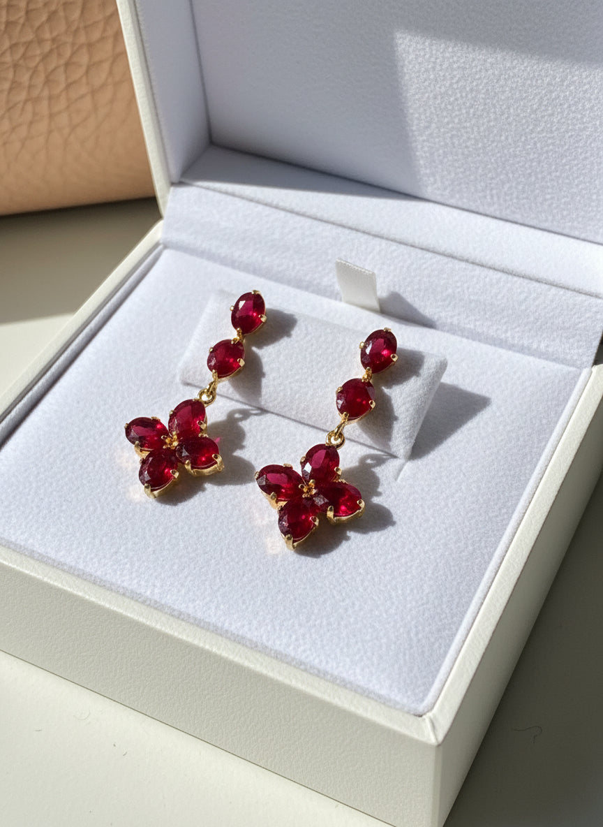 Ruby Earrings