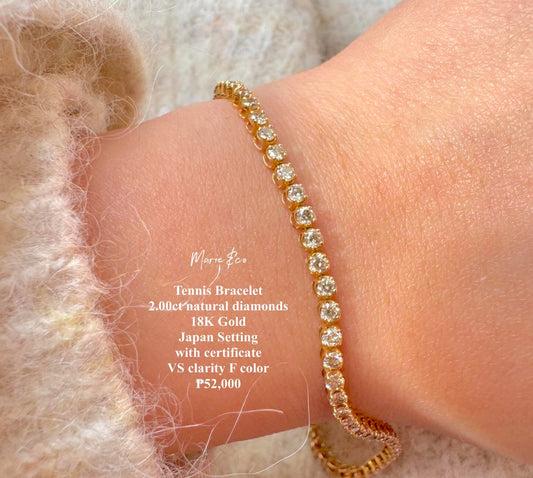 2ct tennis bracelet yg