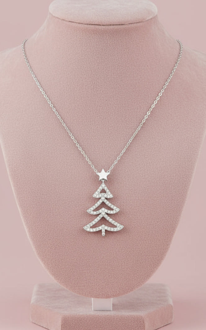Tree Diamond Necklace
