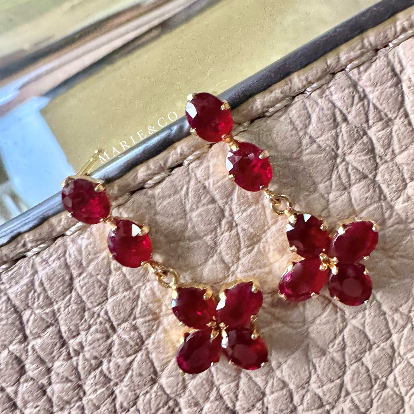 Ruby Earrings