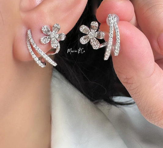 flower earrings