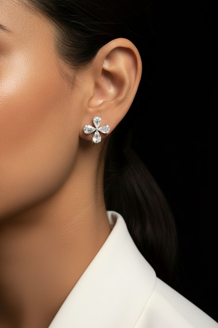 Four leaf Earrings