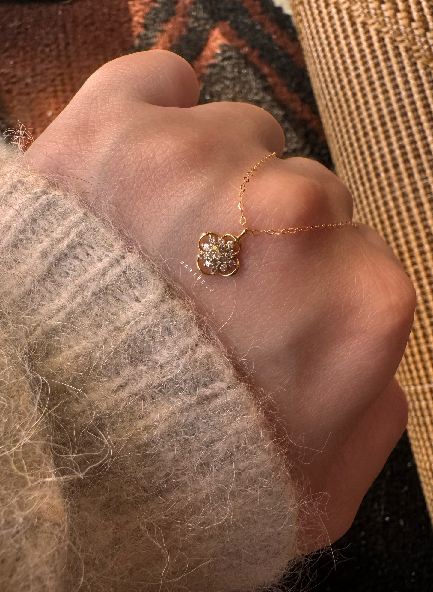 Dainty Clover Necklace