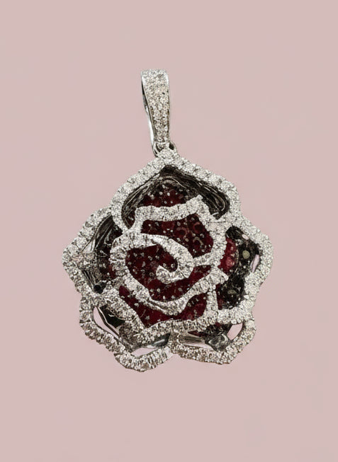 3D Rose Necklace