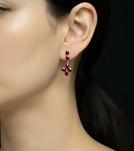 Ruby Earrings