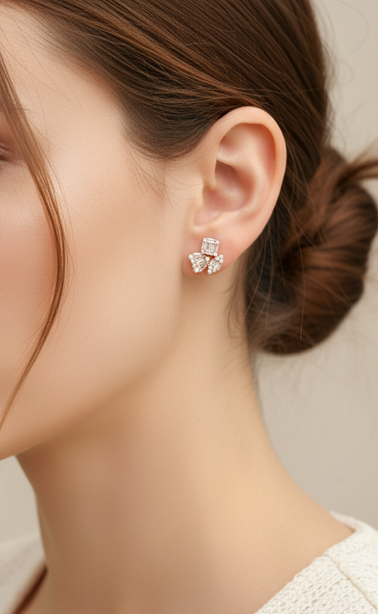 cluster earrings