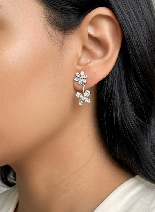 3 Way Flower Earrings