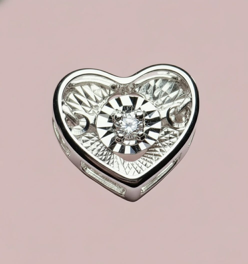 Heart Dancing Diamond Necklace