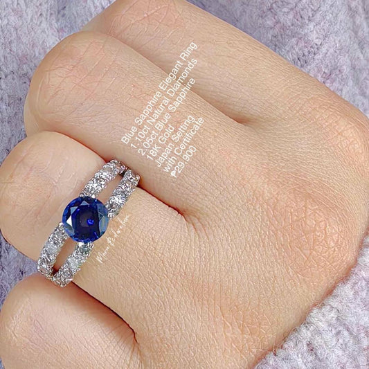 Blue Sapphire Elegant Ring