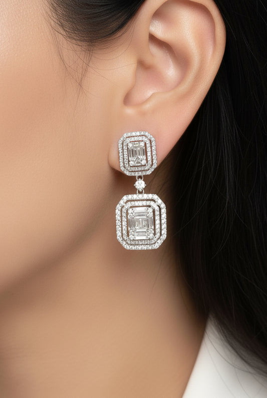 Elegant Emerald Dangling