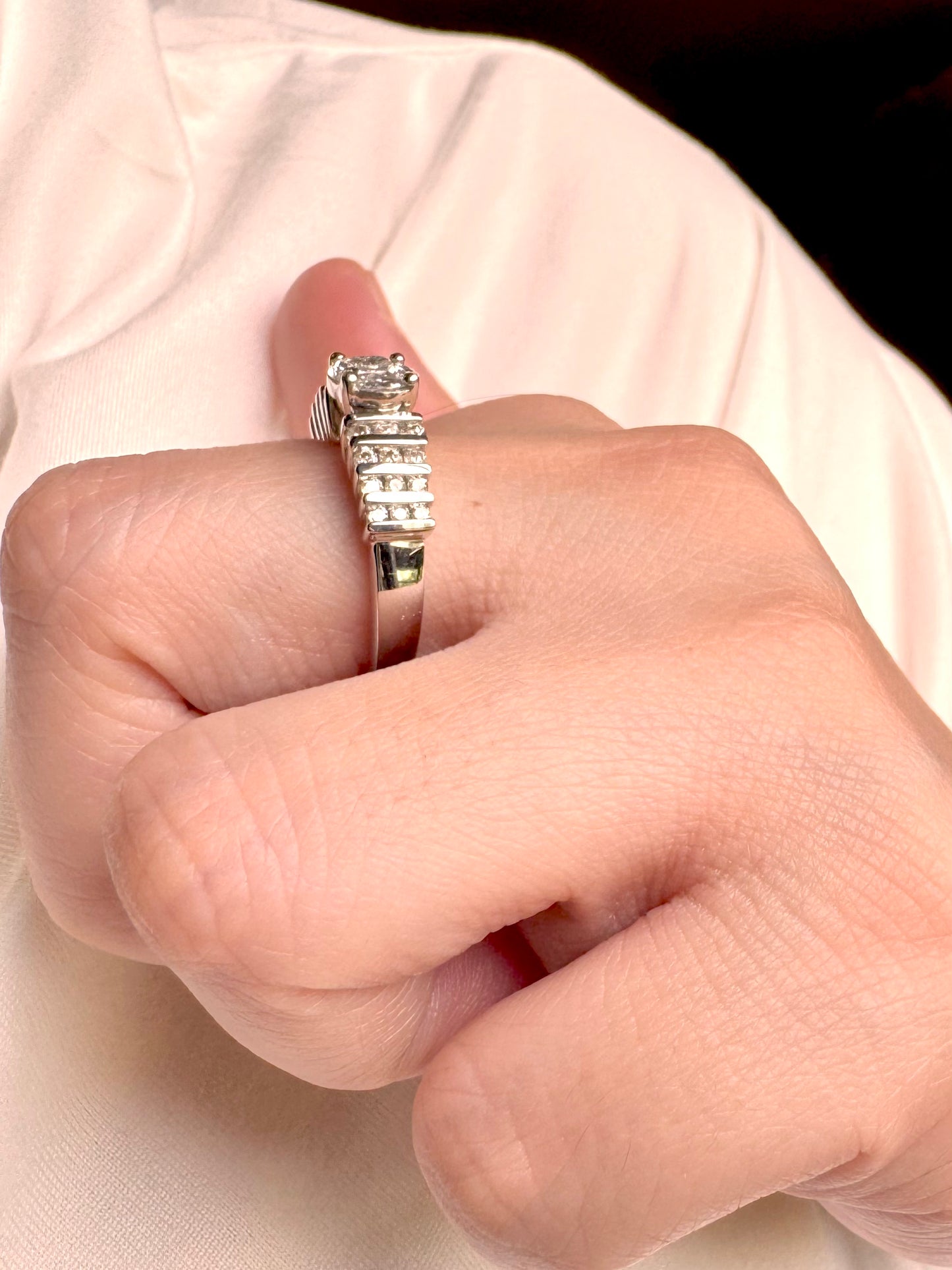 Marquise & Princess cut Bridal Ring