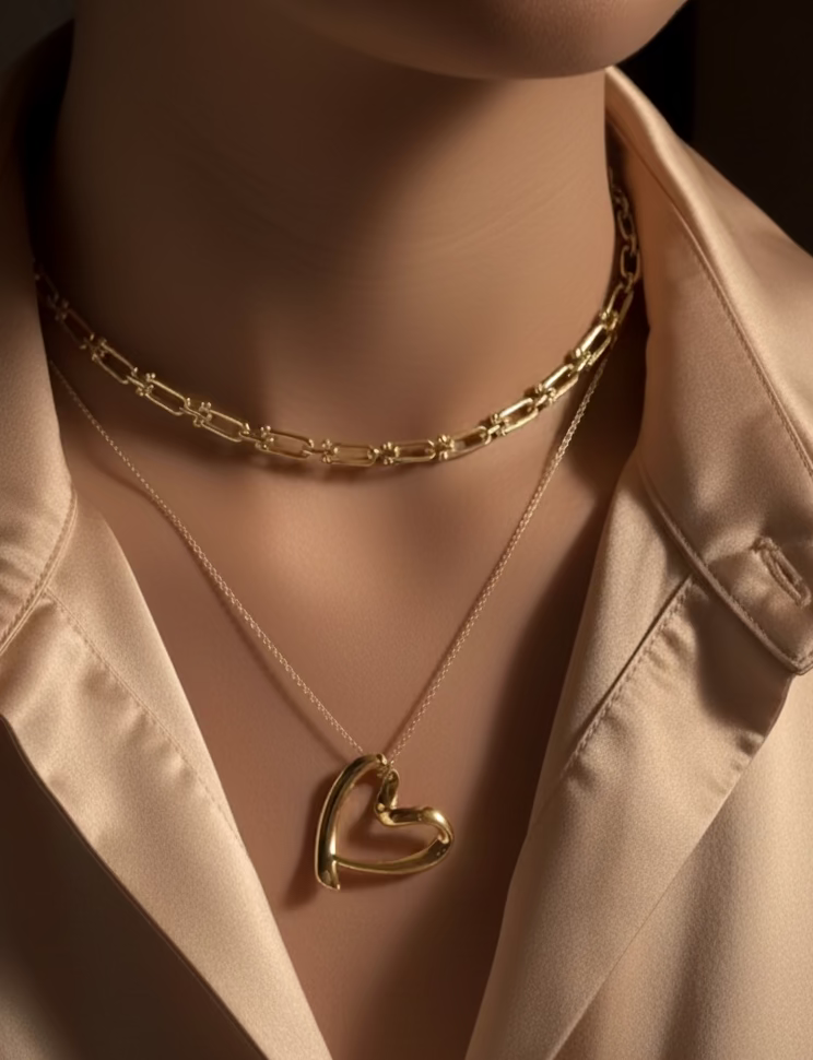 Open Heart pendant 20mm