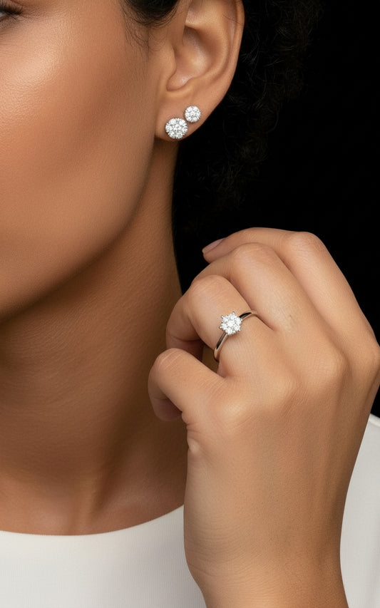 Round elegant illusion set