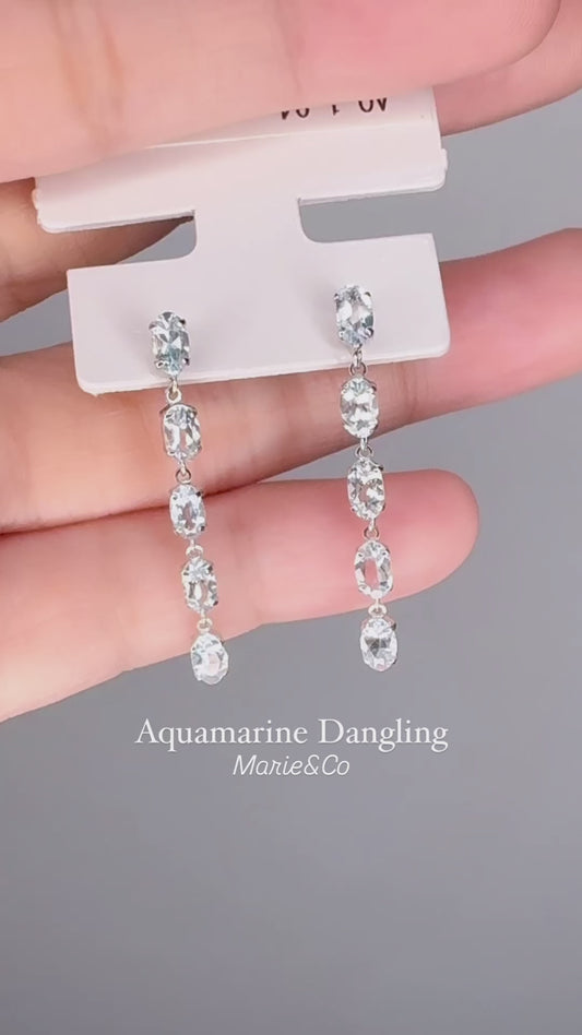 Aquamarine dangling