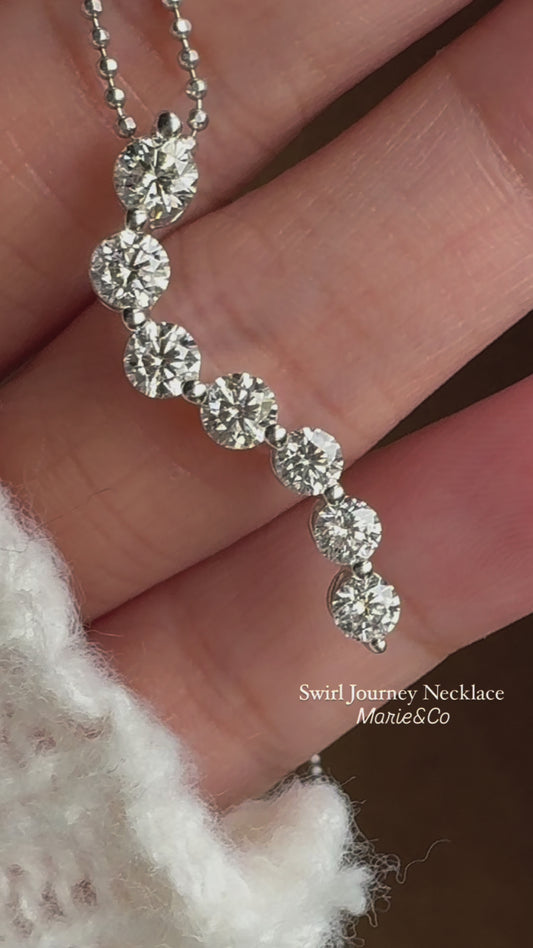 Swirl Journey Necklace