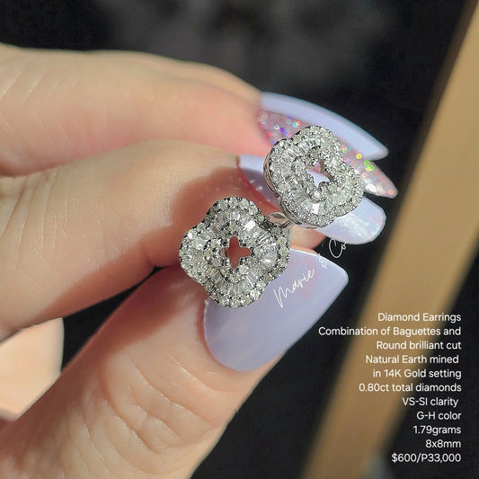Clover Diamond Earrings